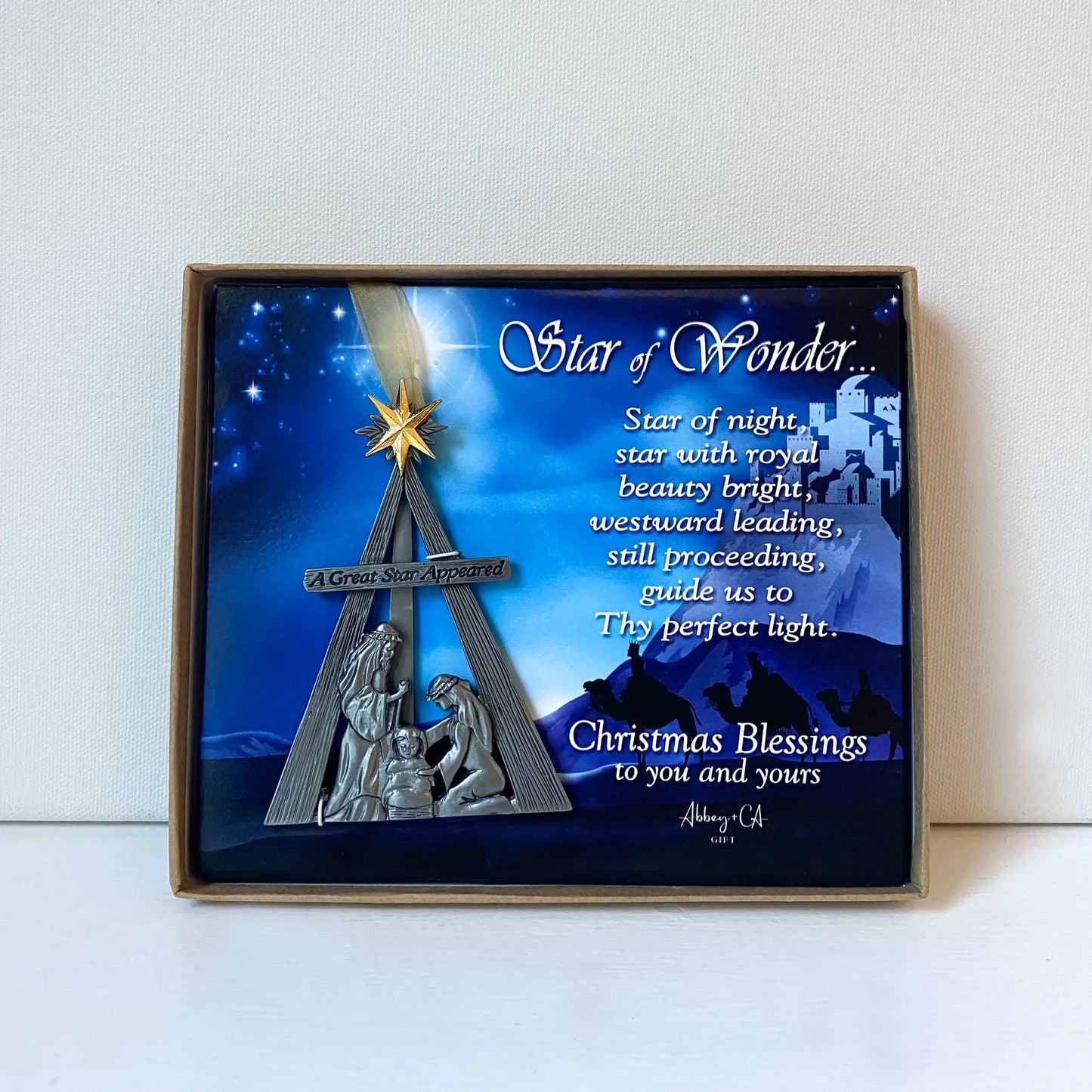 Star of Wonder Nativity Ornament