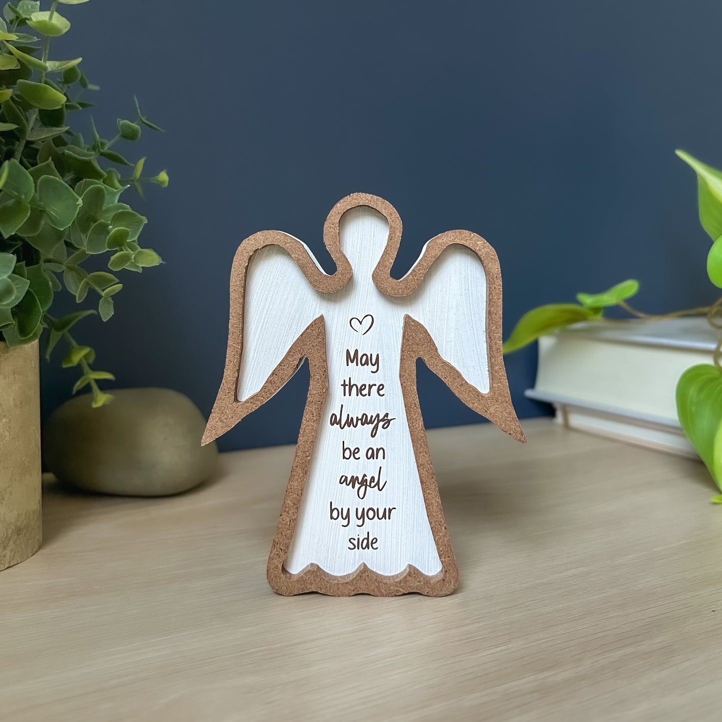 Framed Standing Angel Plaques