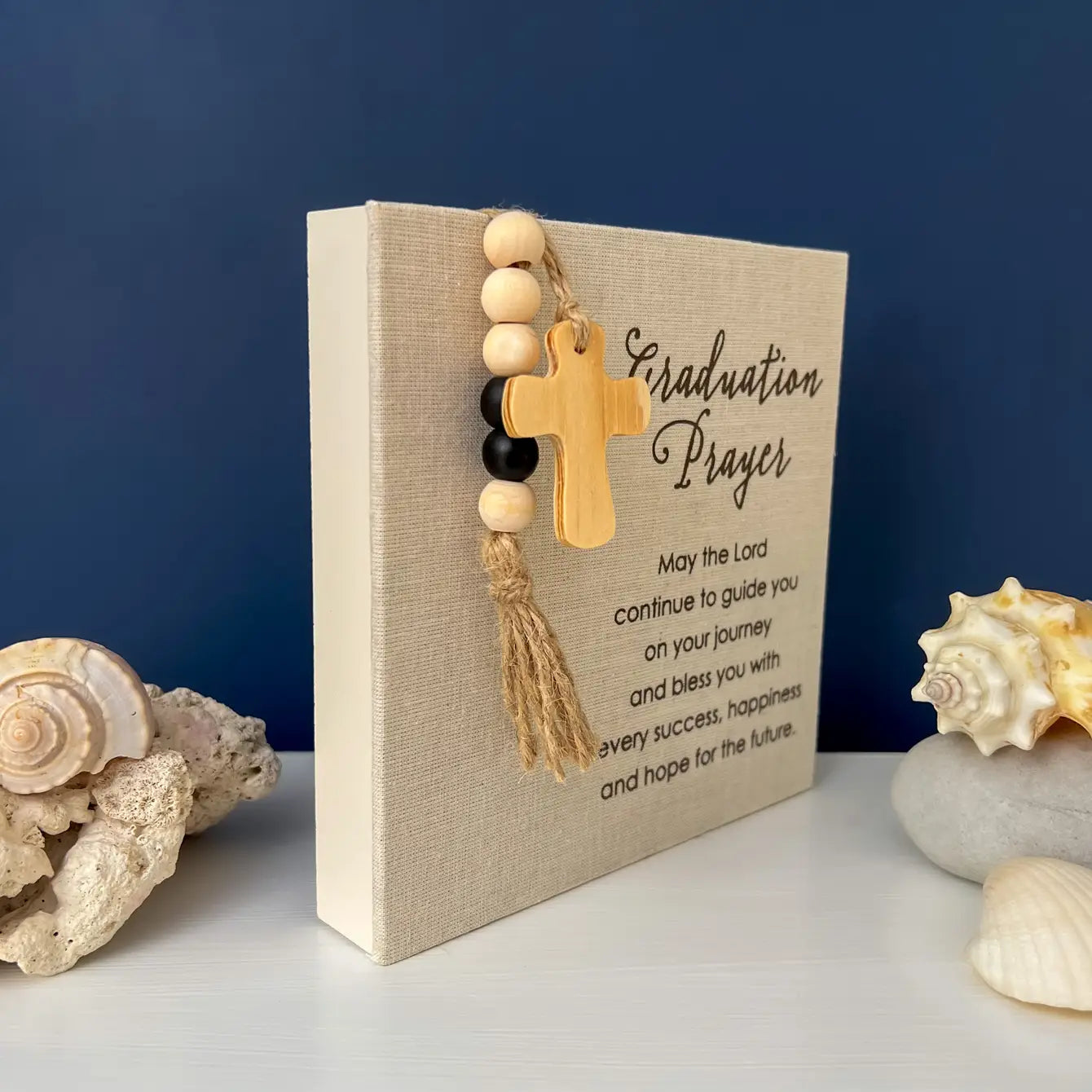 Graduation Prayer Fabric Plaque