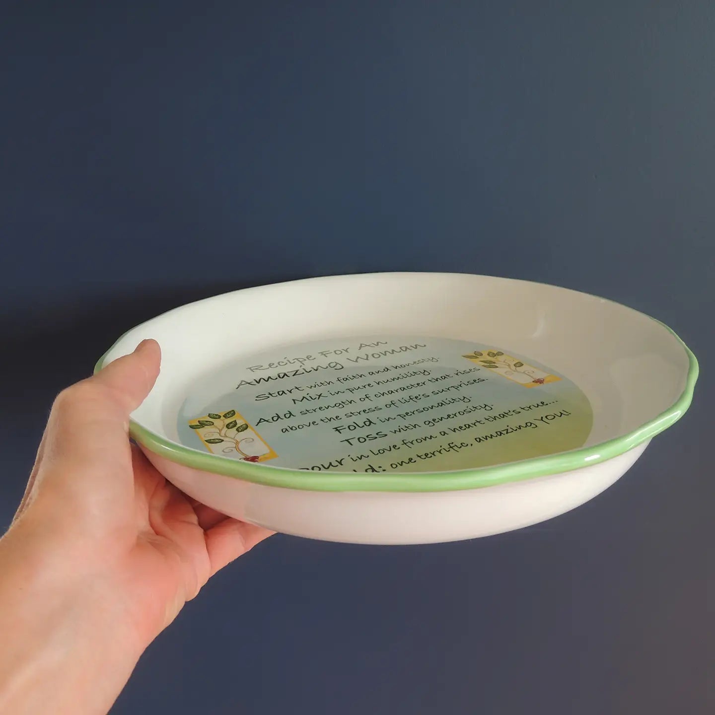 Amazing Woman Pie Plate