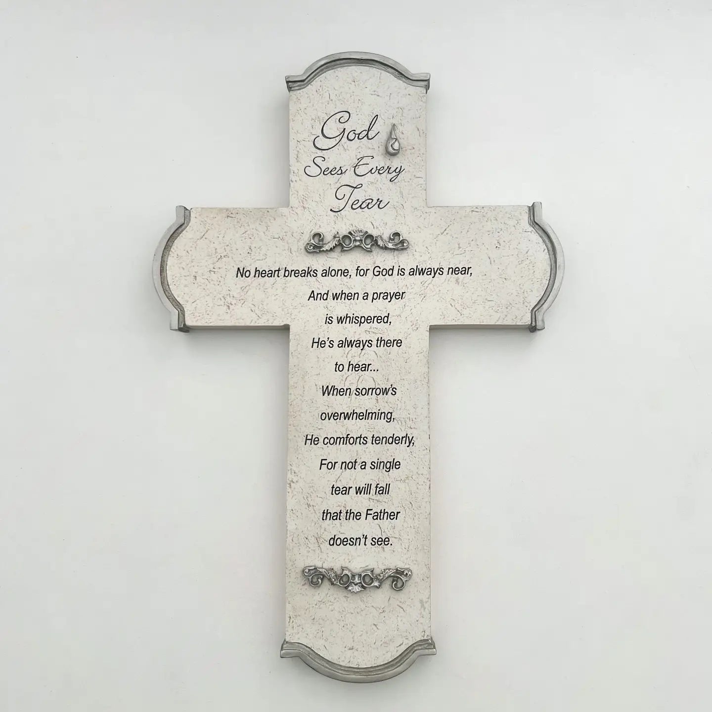 God Sees Every Tear Wall Cross