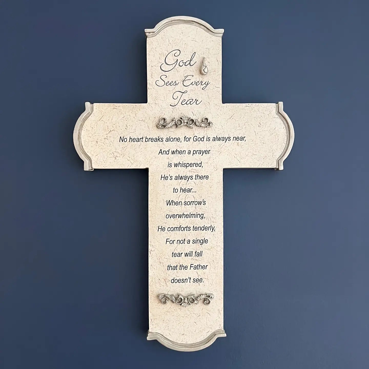 God Sees Every Tear Wall Cross