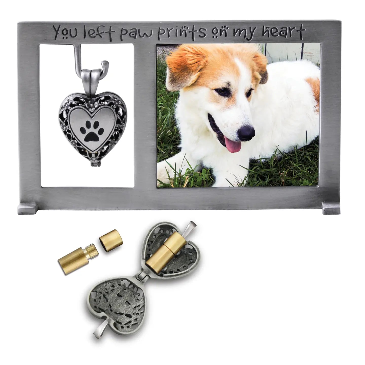 Heart Locket Pet Memorial Frame
