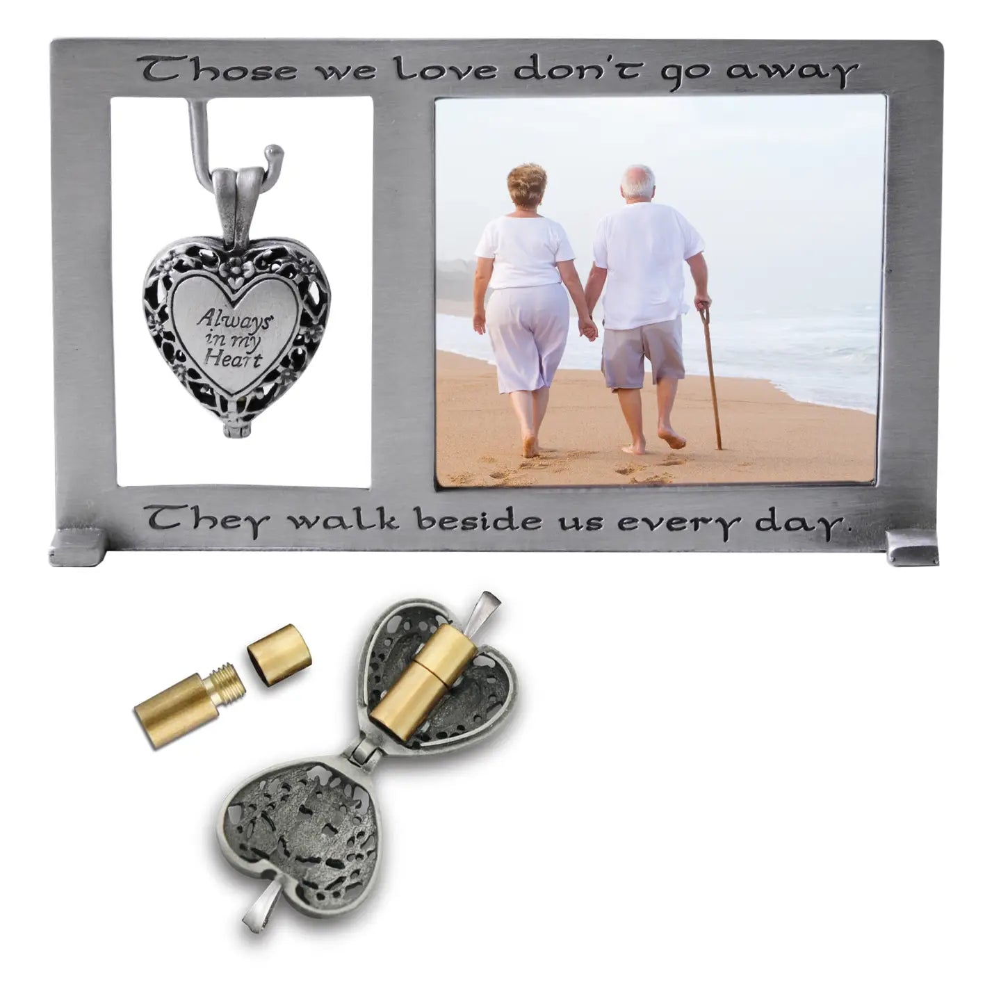 Always In My Heart Locket Memorial Frame