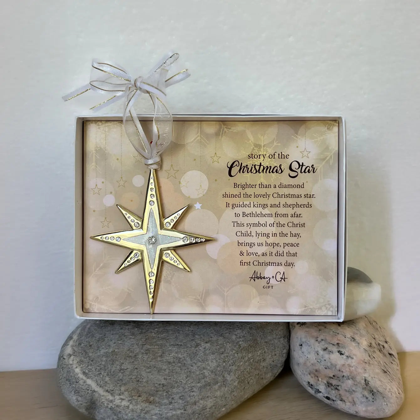 Christmas Star Story Ornament