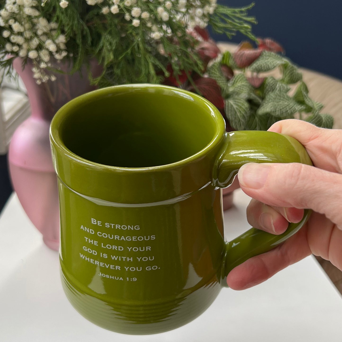 One Day At A Time Pottery Mug