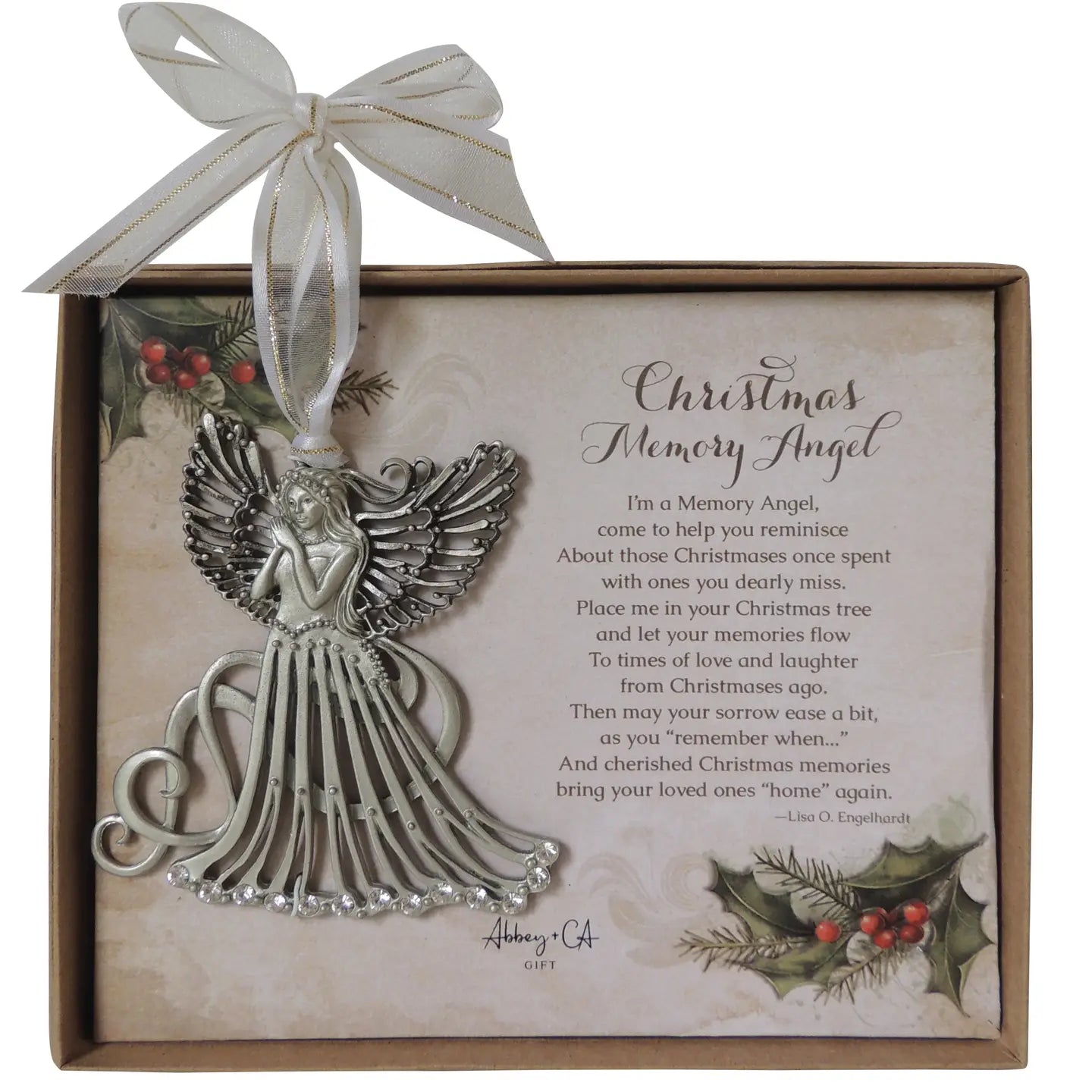 Christmas Memory Angel Ornament