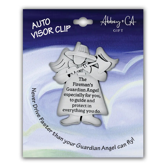 Firefighter Angel Visor Clip