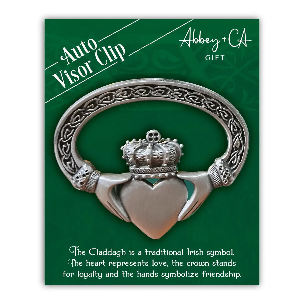 Claddagh Visor Clip