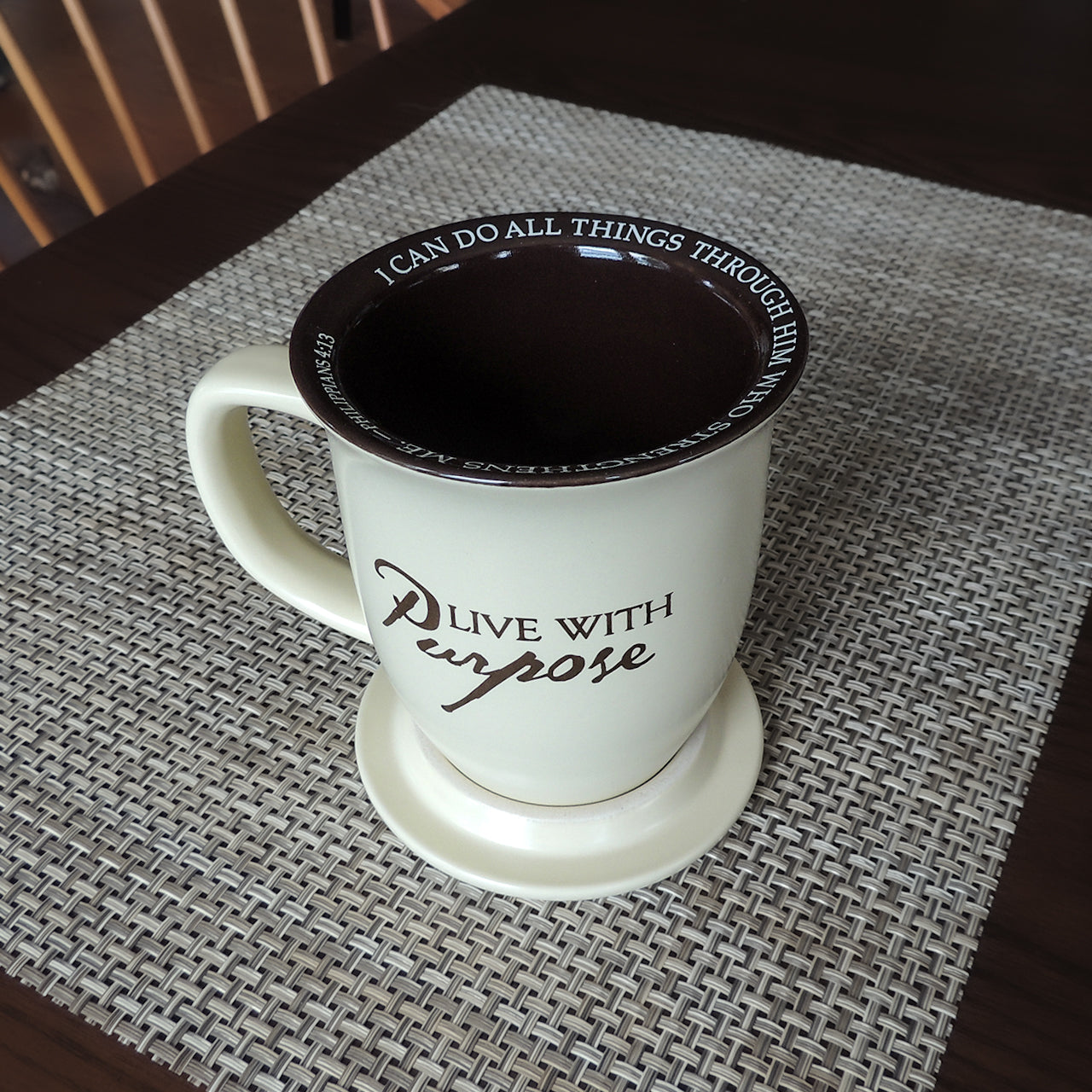 Live With Purpose Coaster Mug