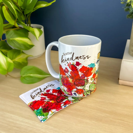 Scatter Kindness Mug & Coaster Set