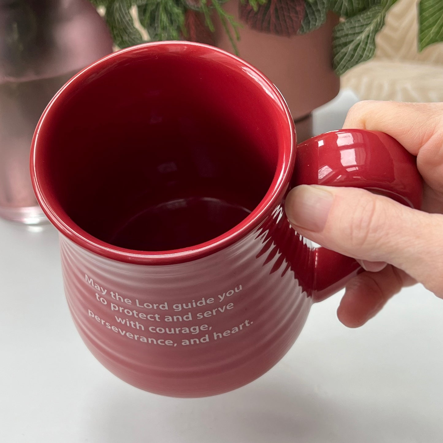 Firefighter Pottery Mug