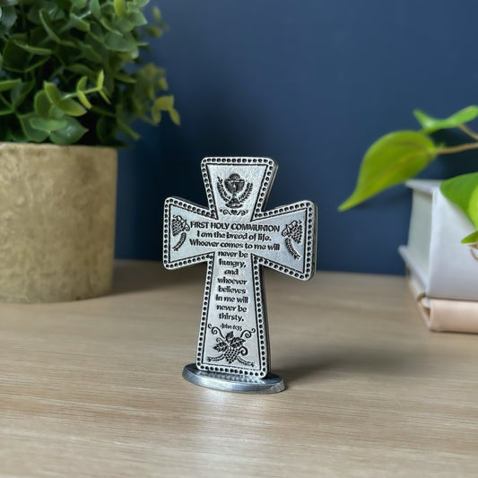 Communion Standing Message Cross