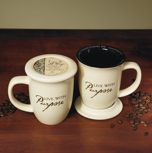 Live With Purpose Coaster Mug