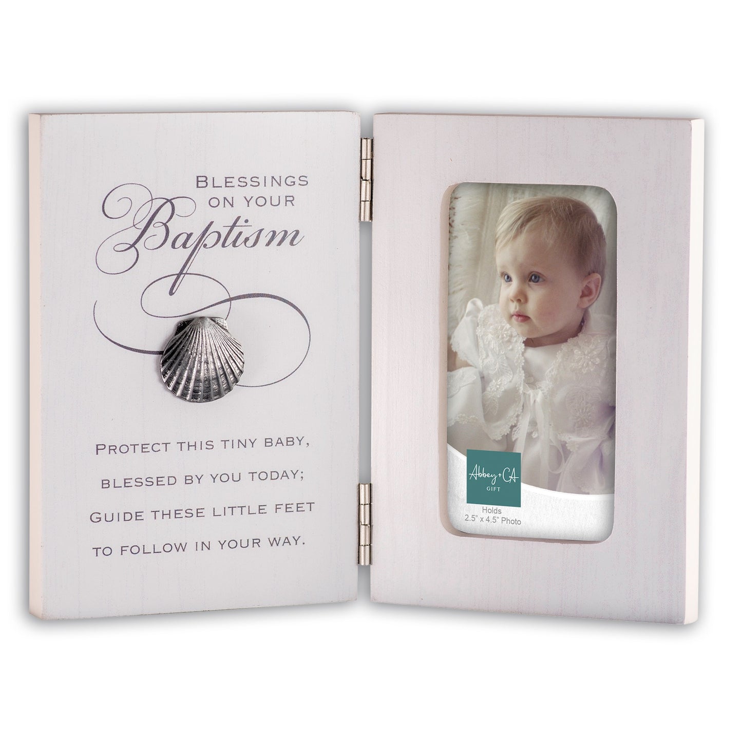 Blessings On Your Baptism Hinged Frame