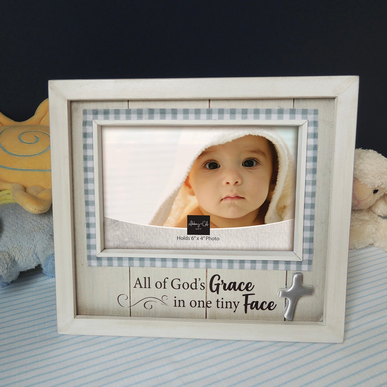 Gingham Baby Frame