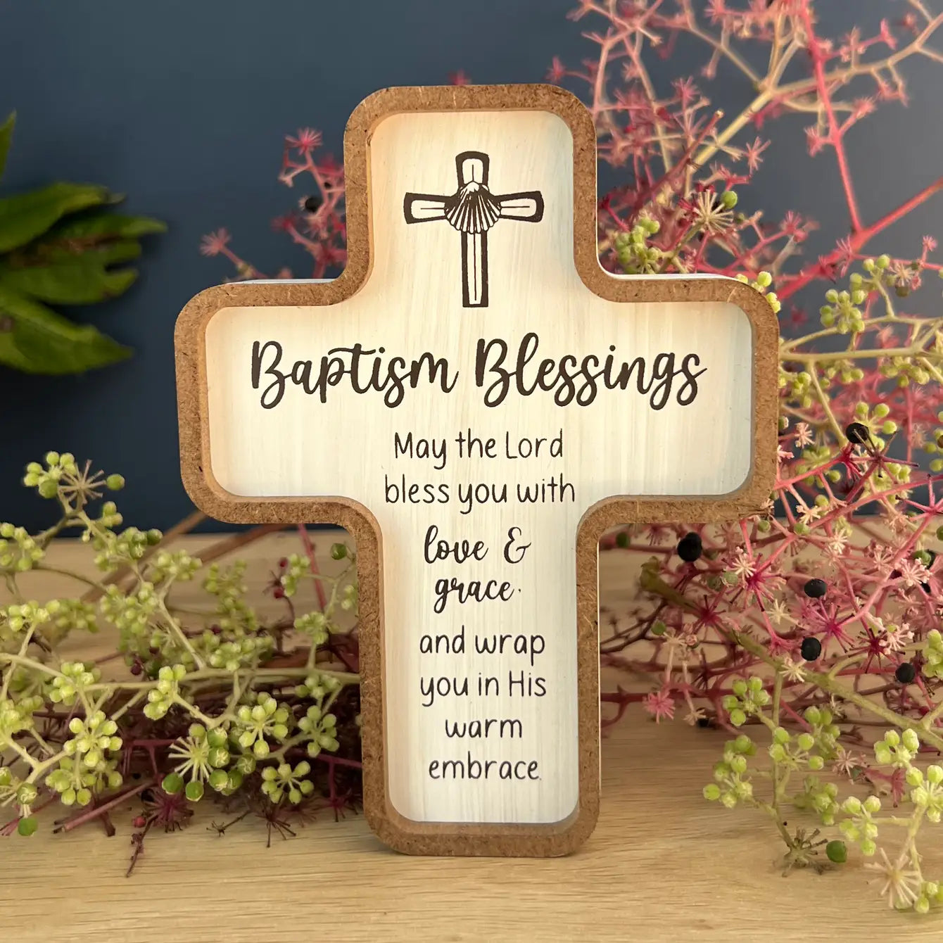 Baptism Blessings Standing Cross