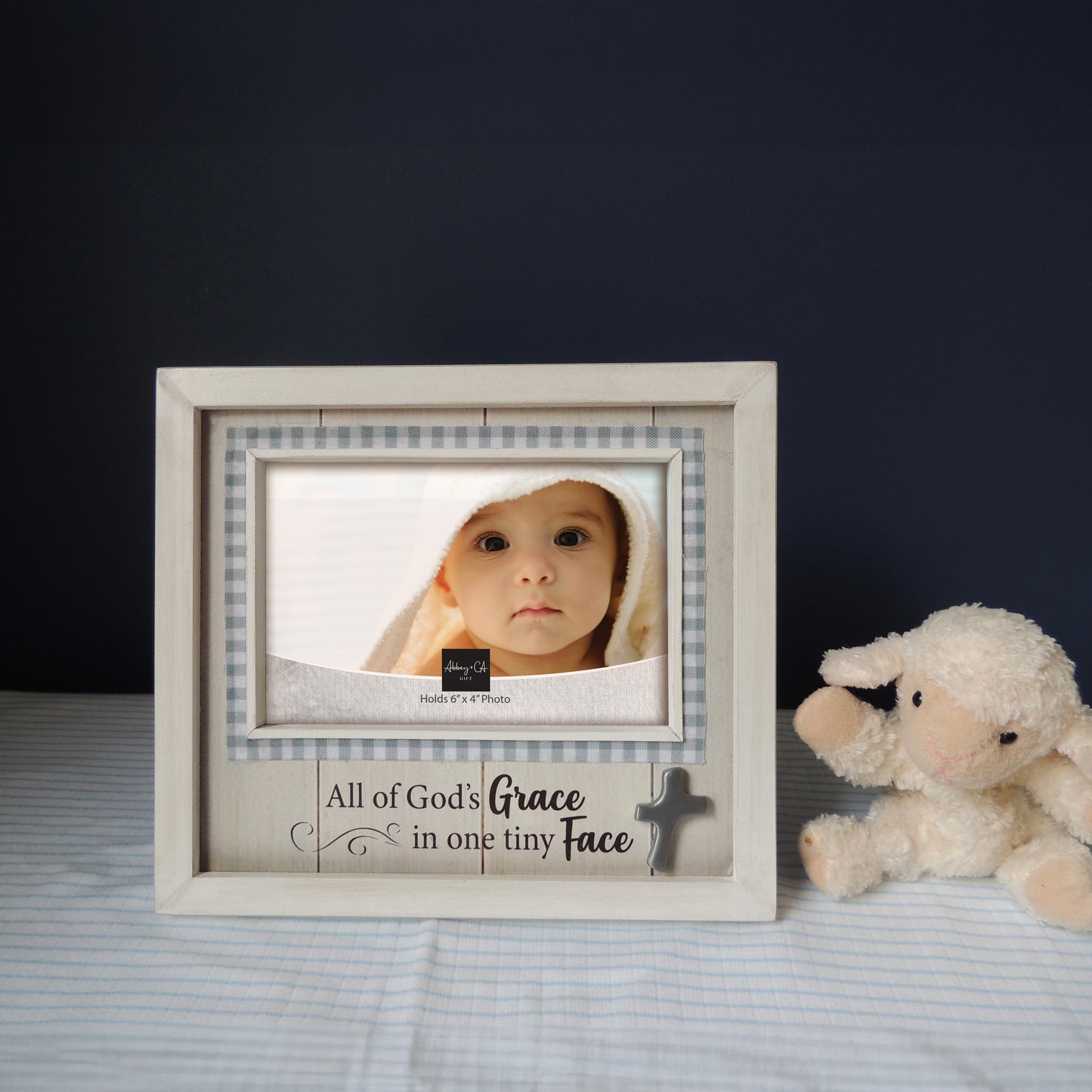 Gingham Baby Frame