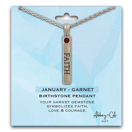 Birthstone Pendant Necklace