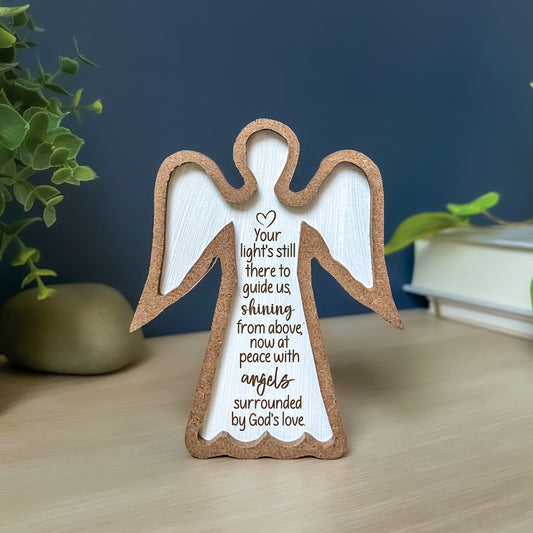 Framed Standing Angel Plaques