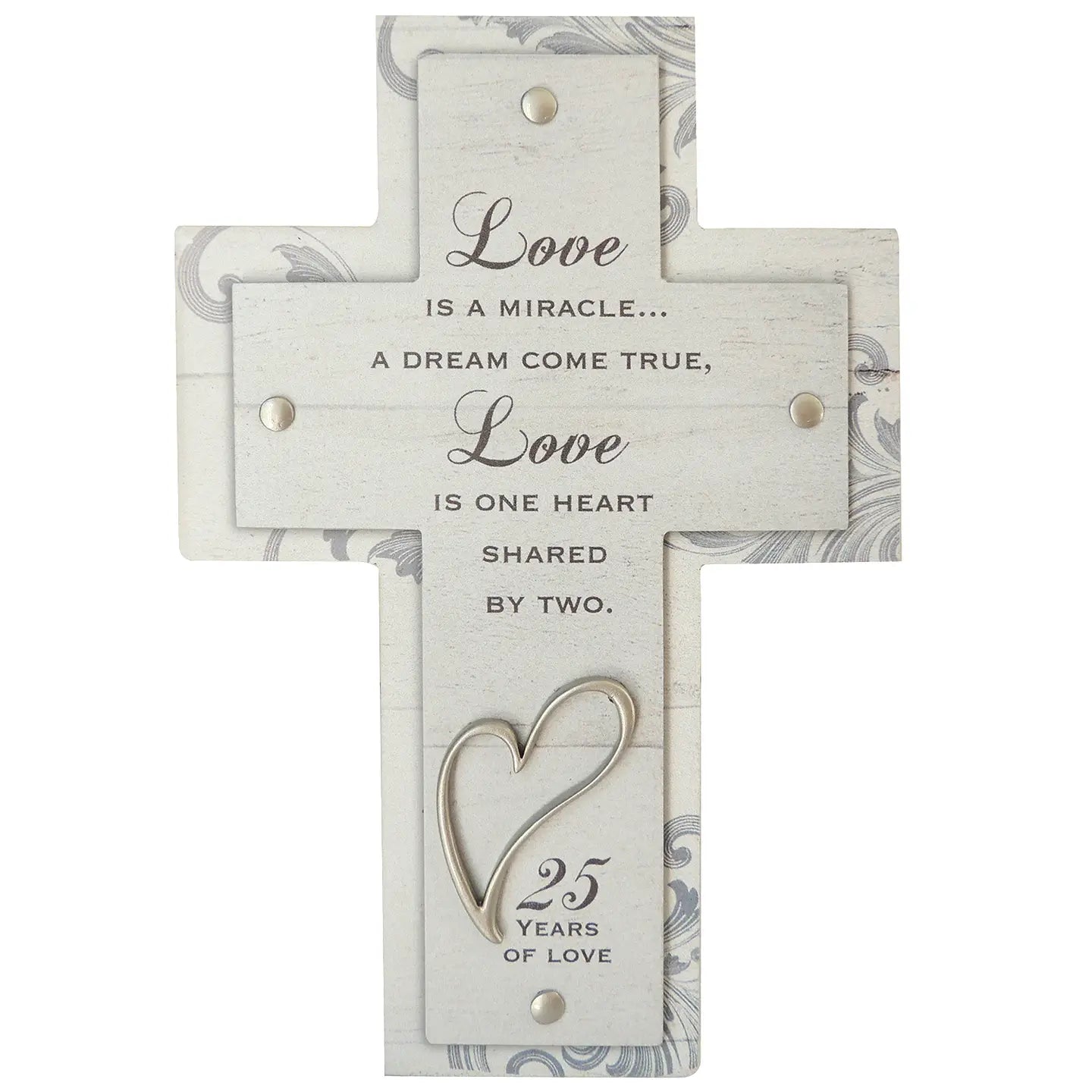 Love Is A Miracle Anniversary Cross