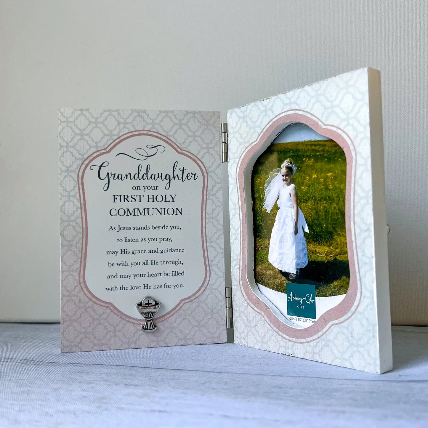 Granddaughter Communion Hinged Frame