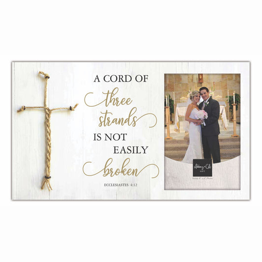 A Cord of Three Wedding Frame