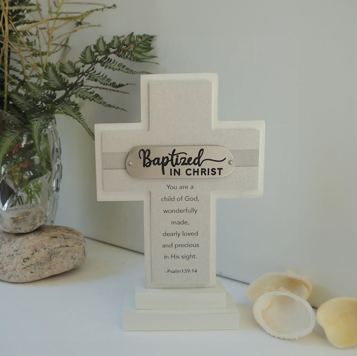 Baptized in Christ Standing Cross