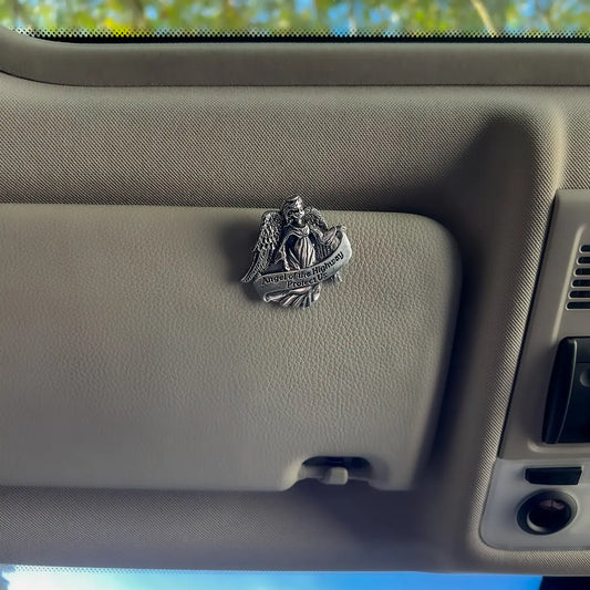 Angel of the Highway Visor Clip