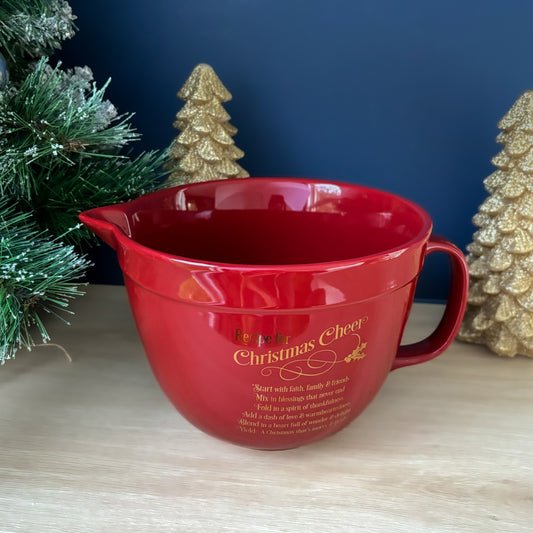 Christmas Cheer Mixing Bowl