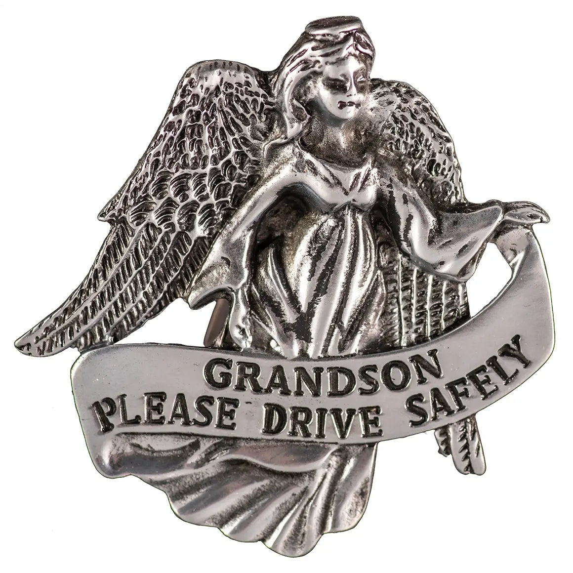 Please Drive Safely Angel Visor Clip