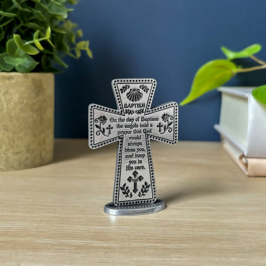 Baptism Standing Message Cross