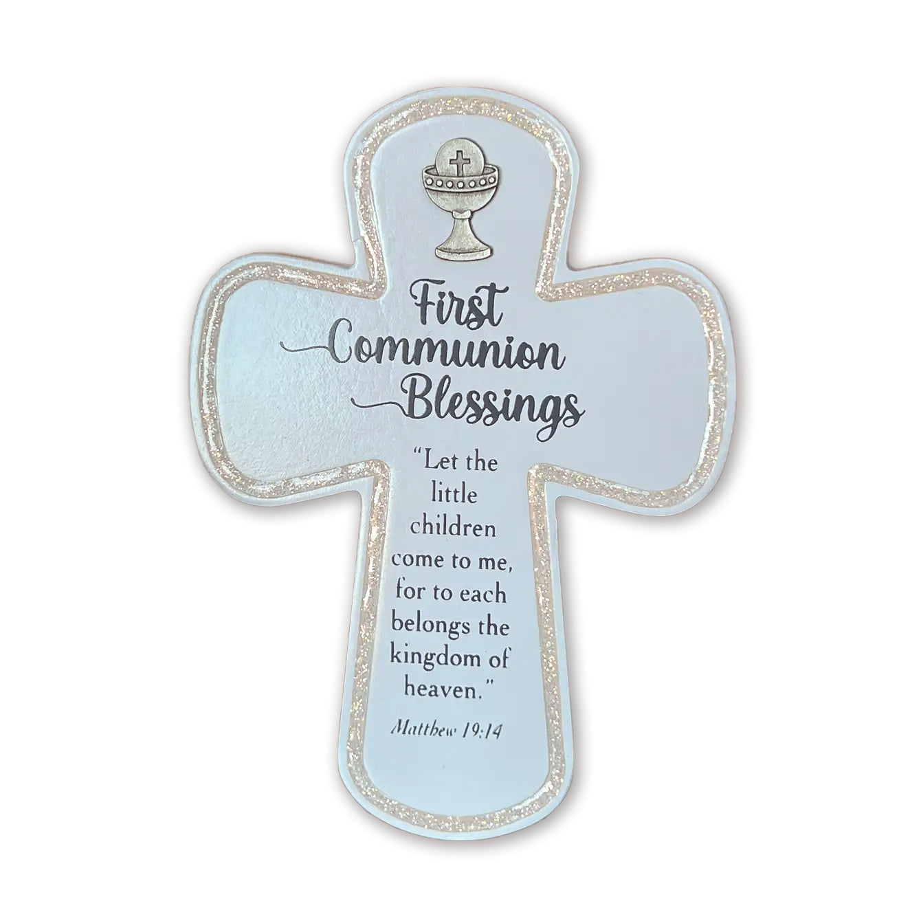 Communion Blessings Glitter Standing Cross 