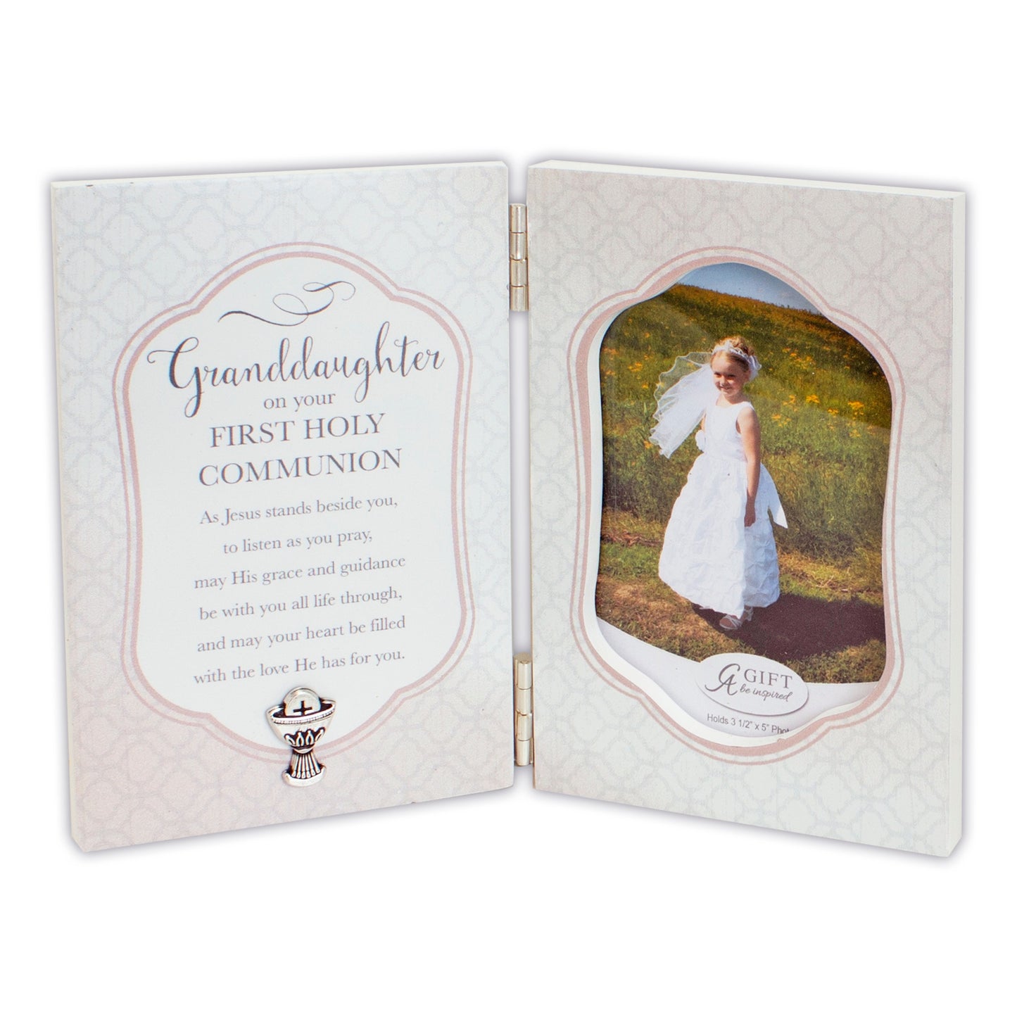 Granddaughter Communion Hinged Frame