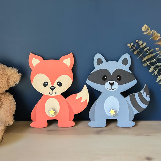Forest Friends Wall Hooks