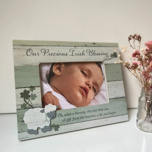 Precious Irish Blessing Baby Frame