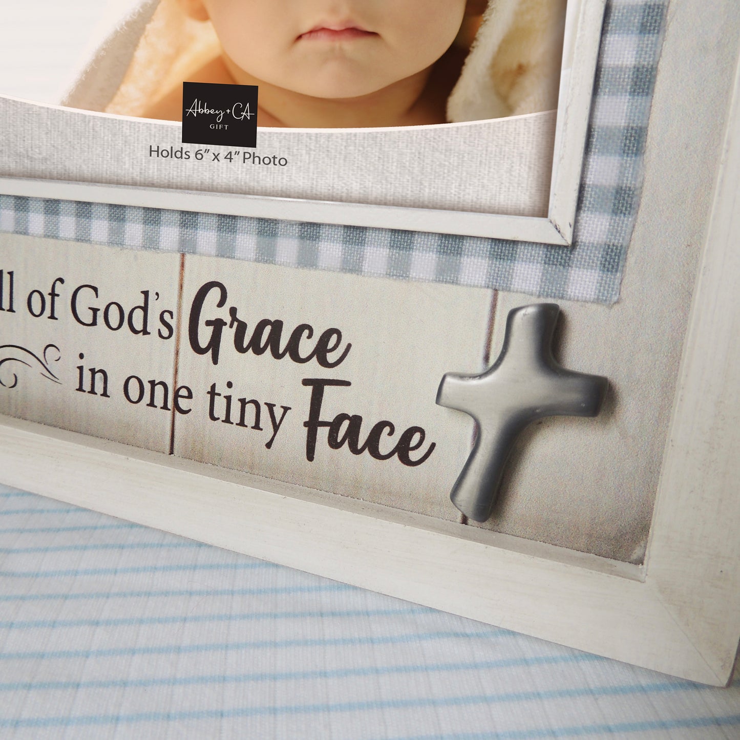 Gingham Baby Frame