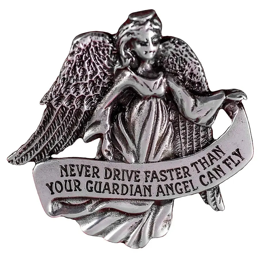 Please Drive Safely Angel Visor Clip