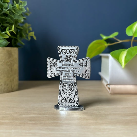 Godmother Standing Message Cross