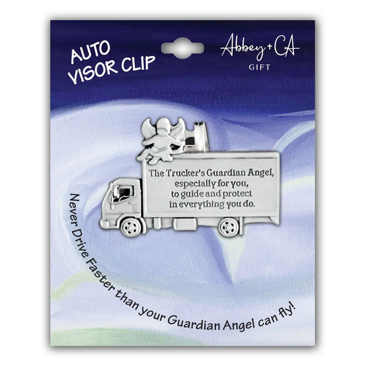 Trucker’s Guardian Angel Visor Clip