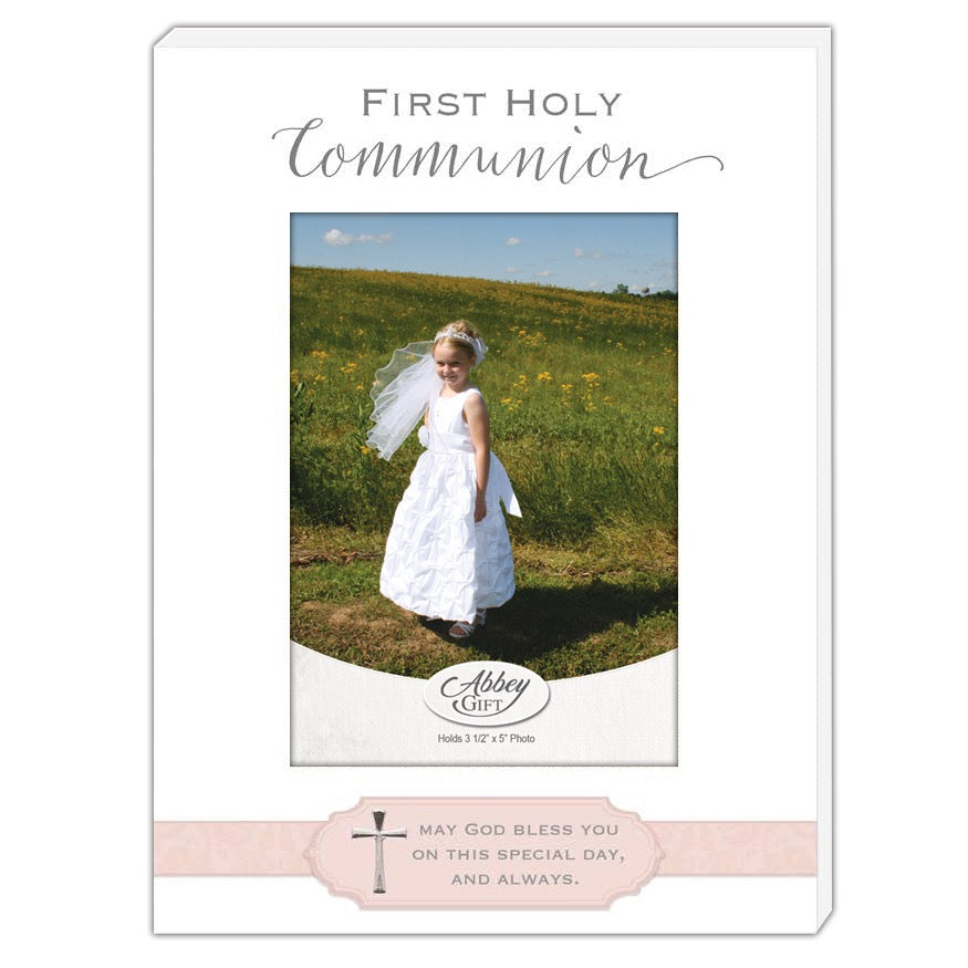 First Communion Cross Picture Frame