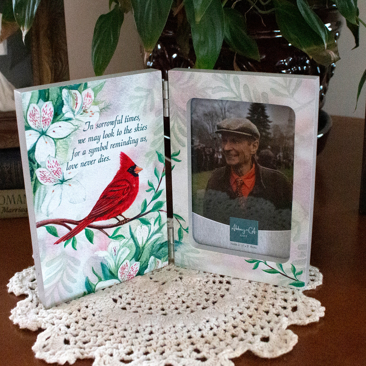 Cardinal Memory Frame Cardinal Memorial Hinged Frame – Abbey + CA Gift