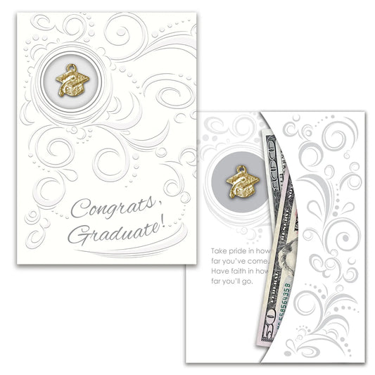 Graduation Card & Charm