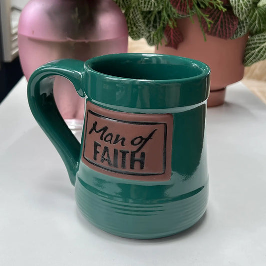 Man of Faith Pottery Mug