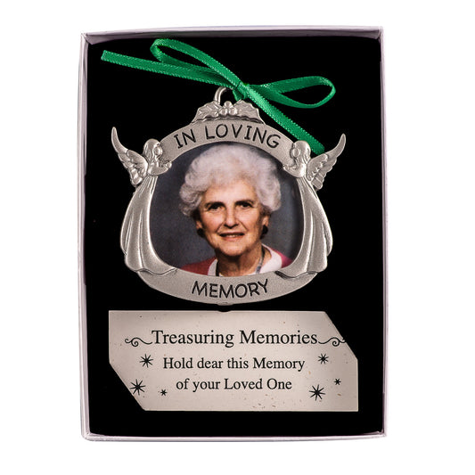 In Loving Memory Angels Photo Ornament