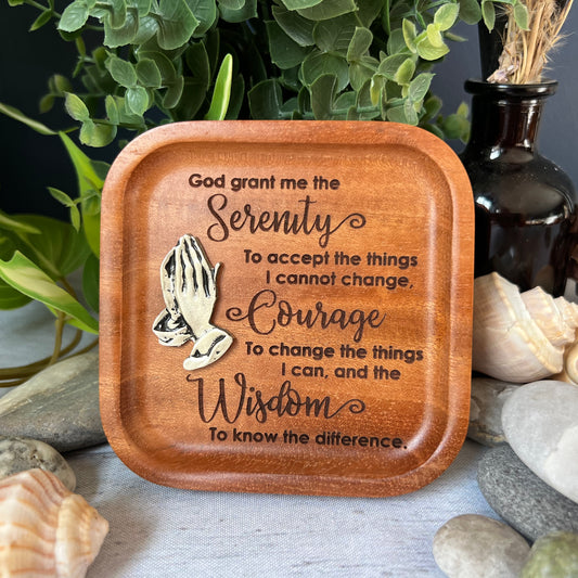 Serenity Prayer Trinket Dish