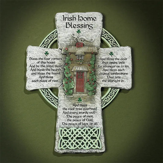 Irish Home Blessing Wall Cross