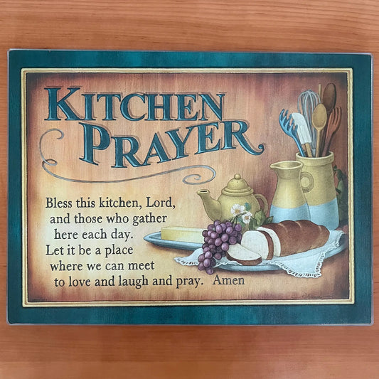 Kitchen Prayer Cutting Board