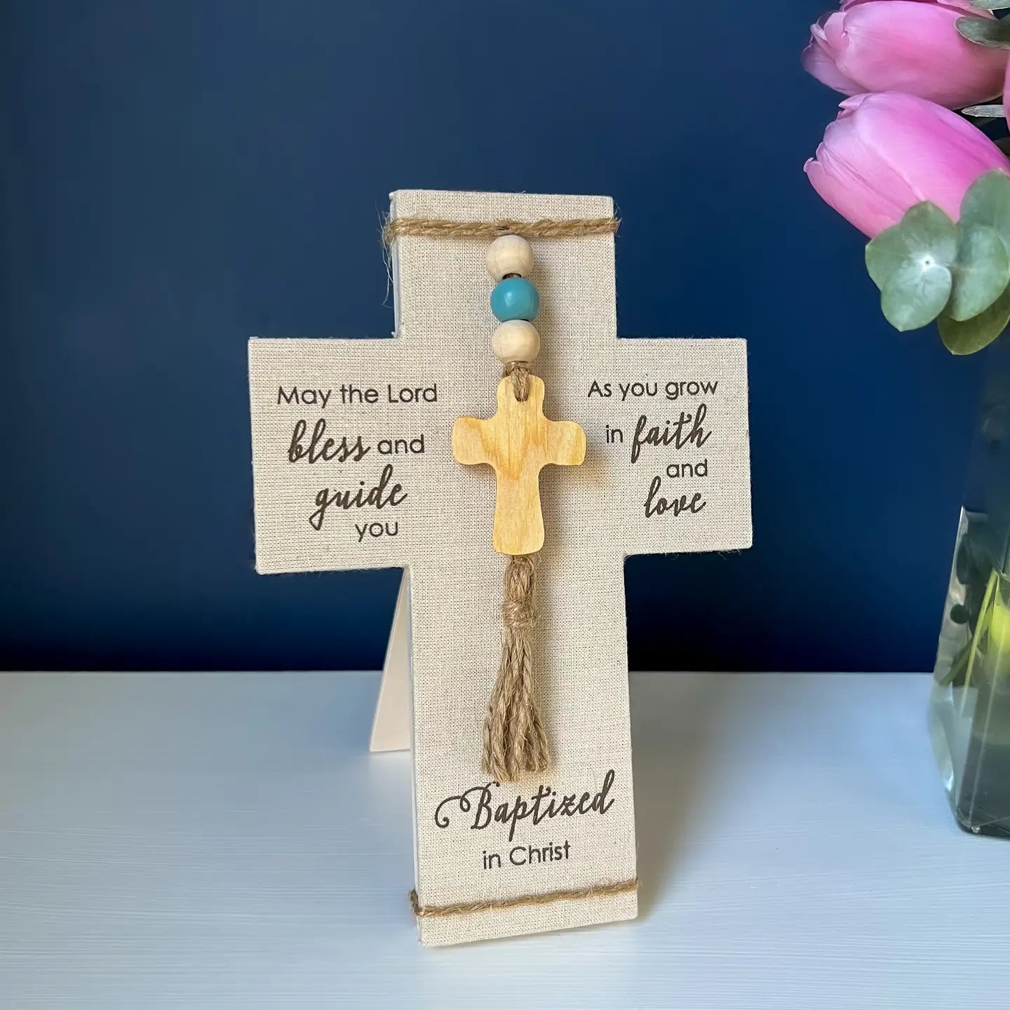 Fabric Baptism Cross