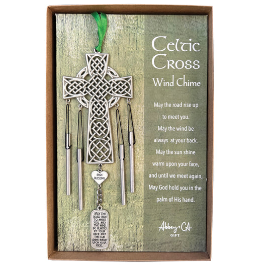 Celtic Cross Wind Chime